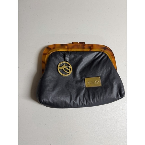 Salt Designs Handbags - Salt Designs Kauai Hawaiian Faux Leather Resin Tortoise Clutch Purse Resort